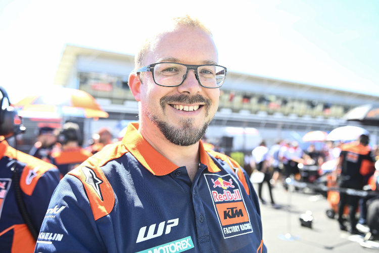 KTM-Ingenieur Sebastian Risse