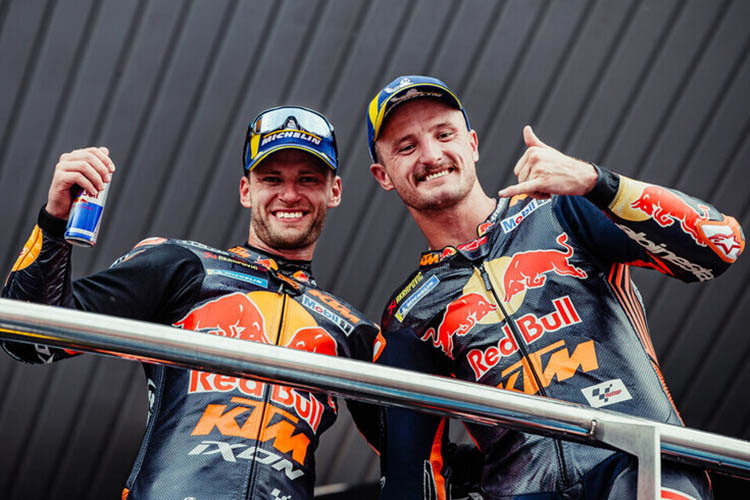 Das Red Bull-KTM-Duo Brad Binder und Jack Miller