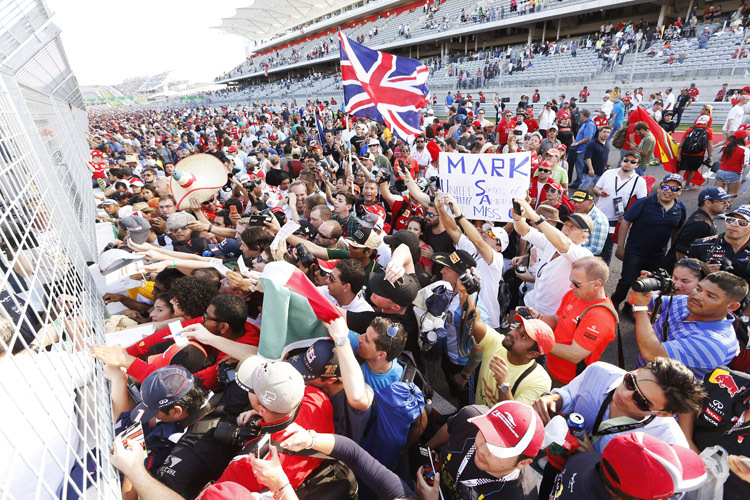 Beliebtes Rennen: Der US-GP 2013 generierte Einnahmen von rund 507 Millionen Dollar