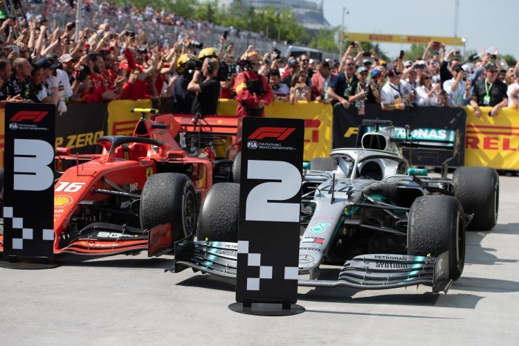 Die Autos von Charles Leclerc & Lewis Hamilton