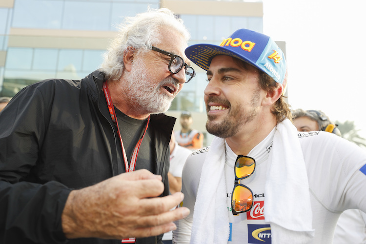 Flavio Briatore mit Fernando Alonso
