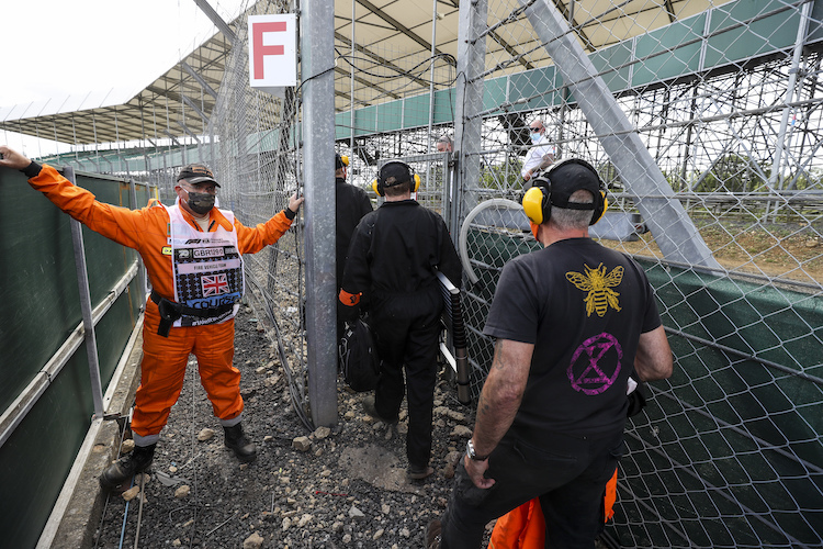 Immer wieder Probleme in Silverstone, wie hier 2020