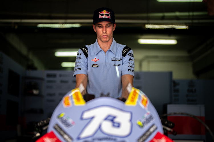 Alex Márquez auf seiner Ducati GP22