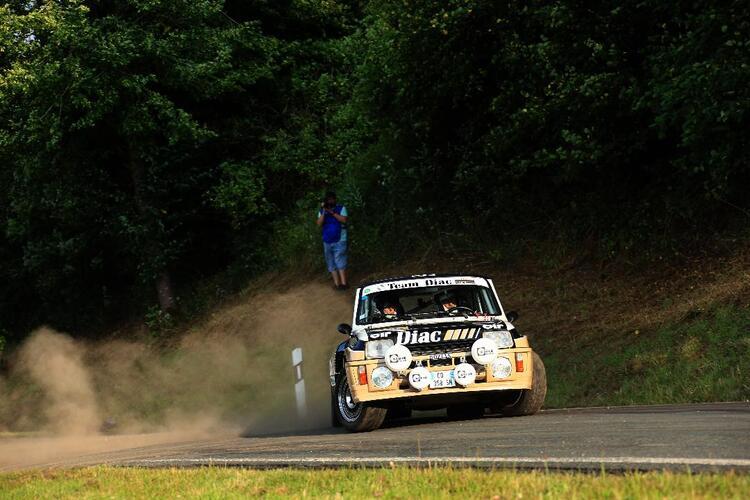 Der Renault 5 Turbo maxi präsentiert Frankreich bei den historischen Rahmenprogramm der CER