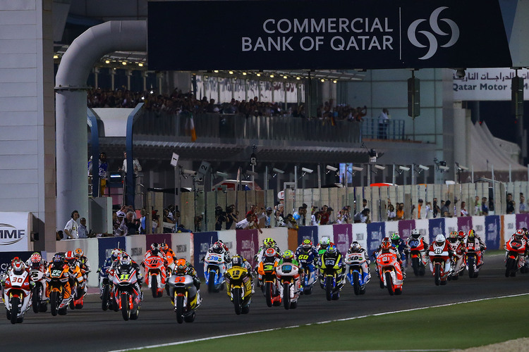 Moto2-Start in Katar 2014: Die Honda-Einheitsmotoren bleiben auch anch der Saison 2015
