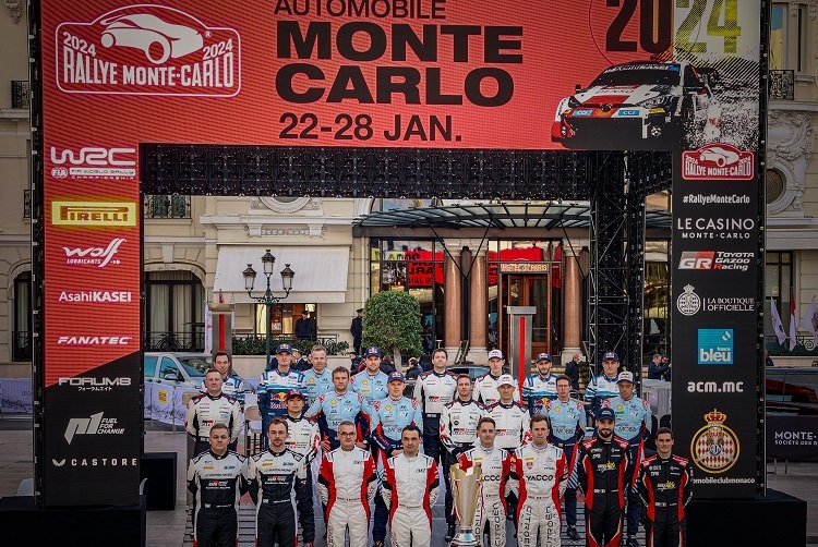 Das WRC-Aufgebot bei der Rallye Monte Carlo