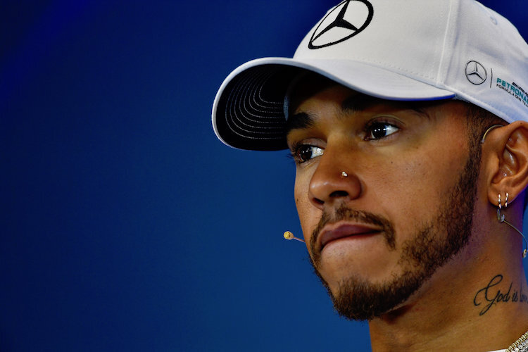 Lewis Hamilton sorgt in den sozialen Medien für Wirbel