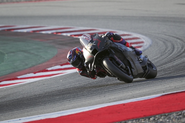 Jorge Martin testete die Aprilia bereits in Barcelona