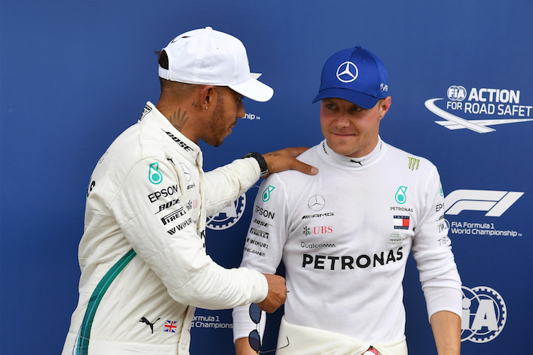 Lewis Hamilton und Valtteri Bottas: Keine Teamorder