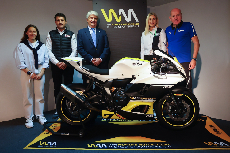 In der Motorrad-Frauen-WM kommen Einheitsbikes Yamaha R7 zum Einsatz