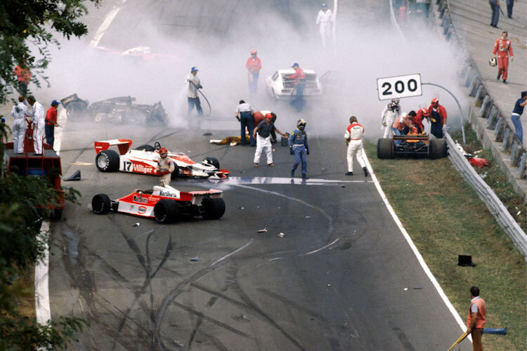 Startunfall in Monza 1978