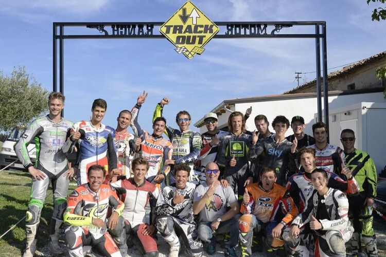 Die MotoGP-Jungs auf der Rossi-Ranch