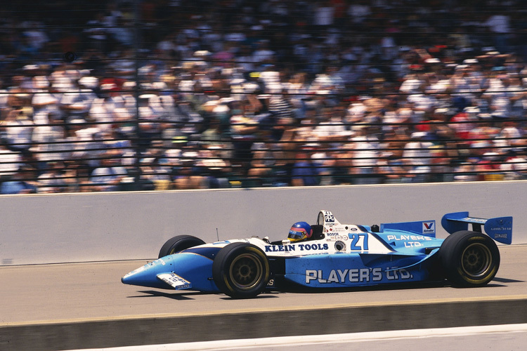 Jacques Villeneuve bei seinem Indy-500-Sieg 1995