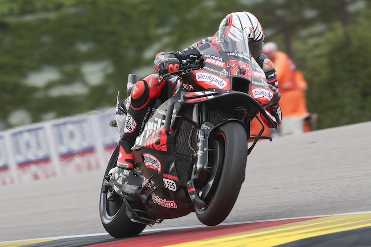 Marco Bezzecchi brachte Aprilia mit neuen Reifen in die Top-3