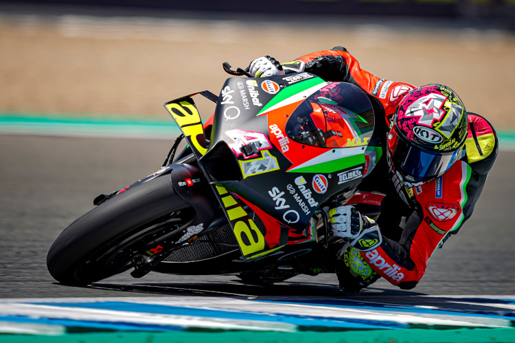 In den MotoGP-Rennen brillierte Aleix Espargaró 2020 noch nicht