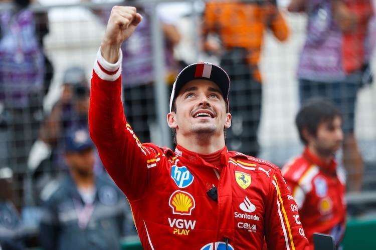 Charles Leclerc feierte 2024 den Sieg in seinem Heimrennen in Monte Carlo