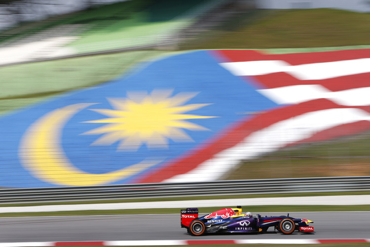 Vettel in Malaysia