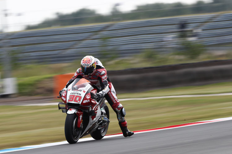 Nakagami war am Freitag in Assen drittbester Honda-Pilot