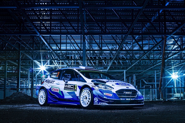 Der Ford Fiesta WRC im neuem Design