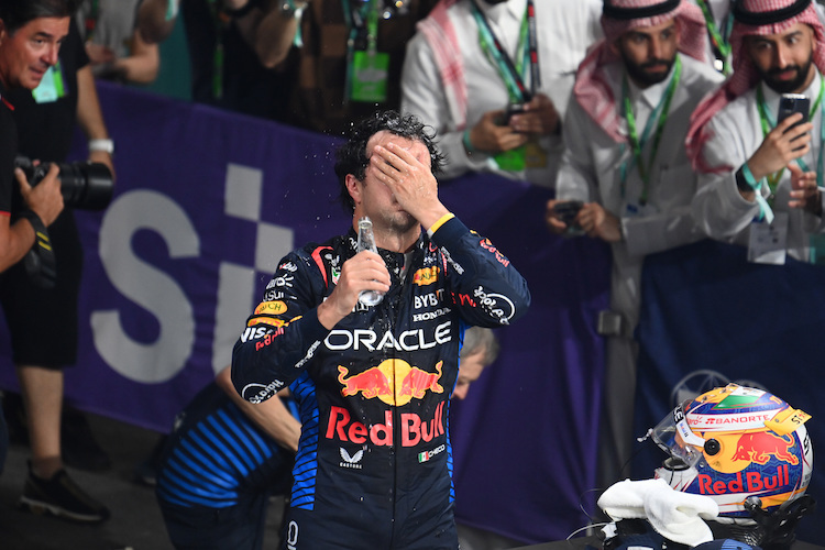 Sergio Pérez nach dem Grand Prix von Saudi-Arabien
