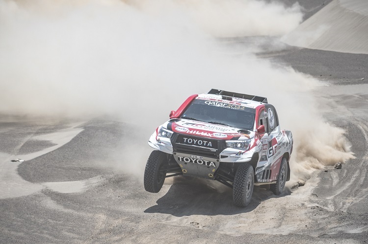 Nasser Al-Attiyah stürmte zum ersten Sieg von Toyota