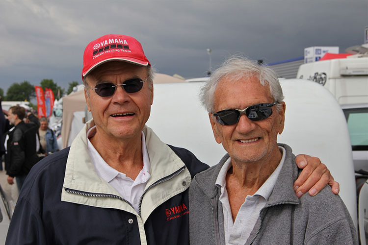 Dieter Braun mit Jim Redman