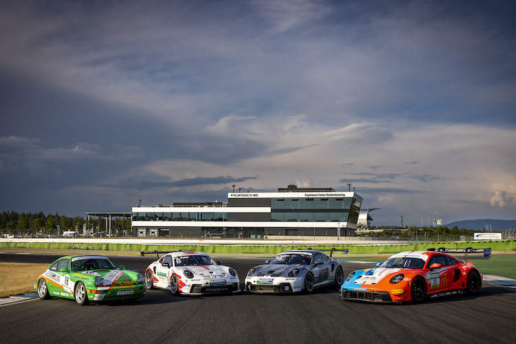 Porsche Sprint Challenge Classic, Porsche Carrera Cup Deutschland, Porsche Carrera Cup Benelux und das ADAC GT Masters begeisterten die Besucher in Hockenheim