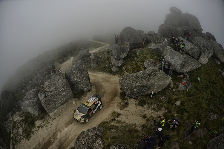 Henning Solberg/Ilka Minor bei der Rallye Portugal