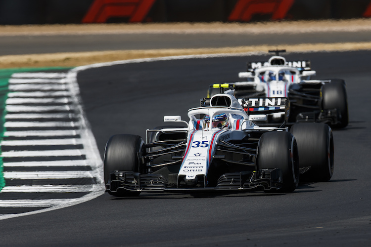 Die Williams-Fahrer Sergey Sirotkin und Lance Stroll
