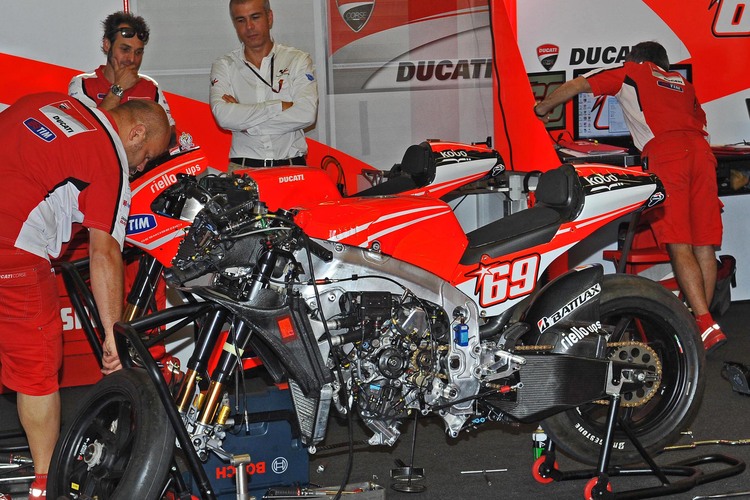 Der bisherige Ducati-Motor wird 2015 wohl dem Honda-Triebwerk ähneln