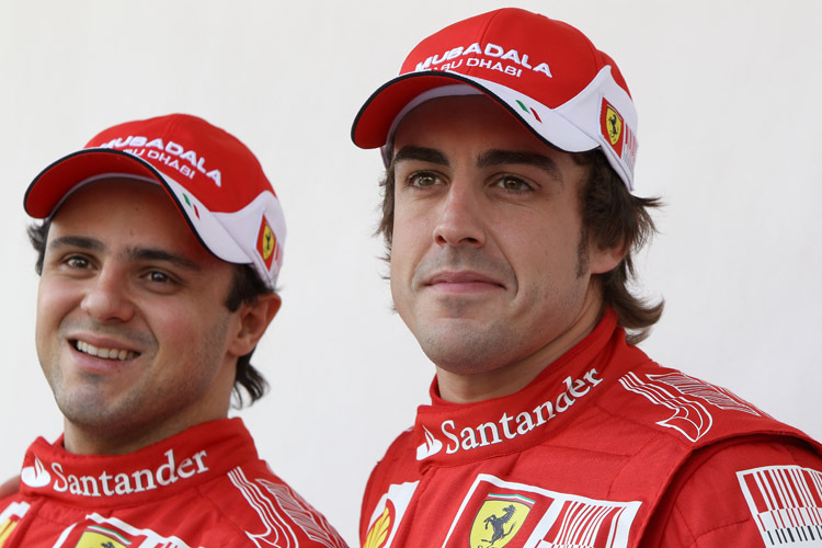 Felipe Massa und Fernando Alonso.