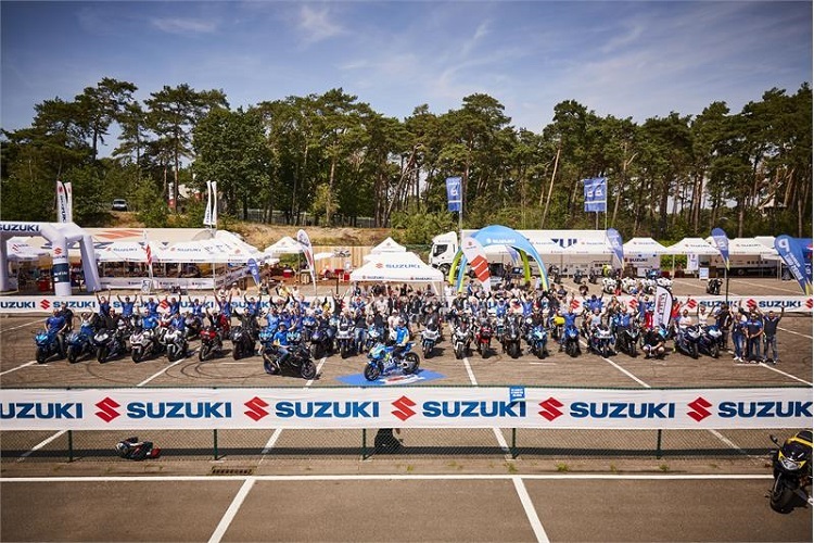 Suzuki so weit das Auge reicht am vergangenen Wochenende in Zolder