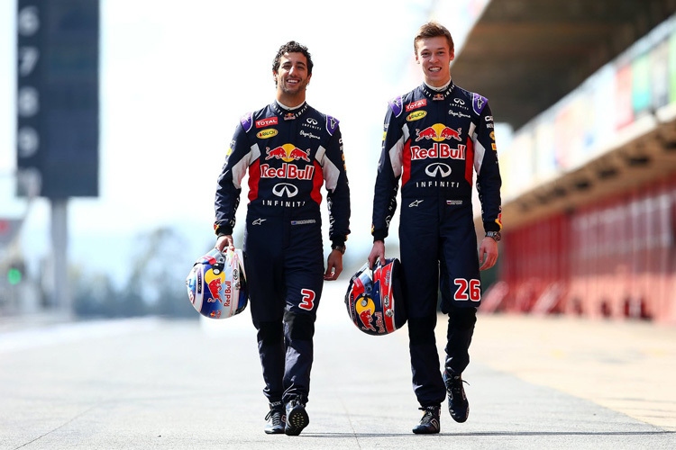 Daniel Ricciardo und Daniil Kvyat – zwei, die sich gut verstehen