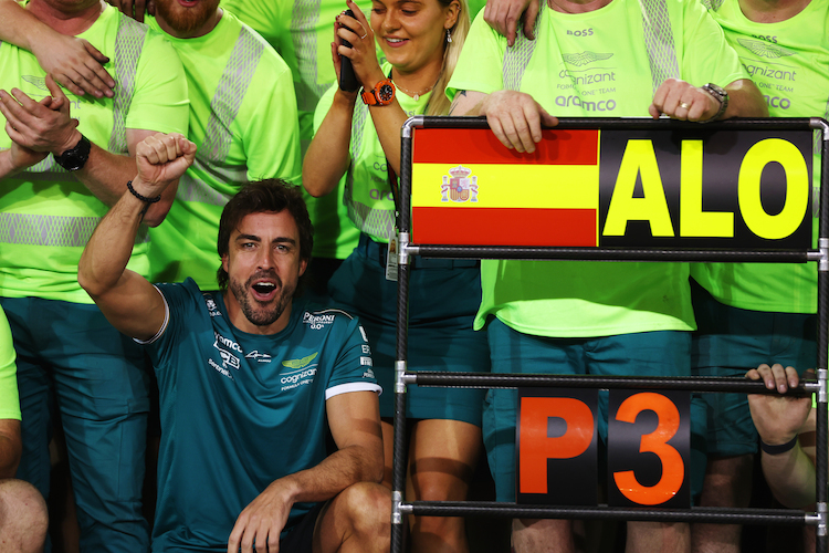 Fernando Alonso und seine Gegner sind sich einig: GP-Siege liegen für Aston Martin durchaus drin in diesem Jahr
