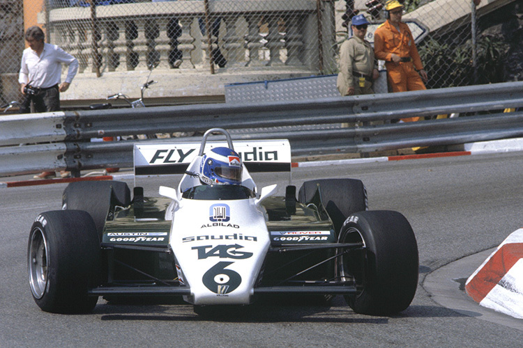 Keke Rosberg 1982 in Monaco