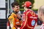 Lando Norris sieht Ferrari in der Favoriten-Rolle, Charles Leclerc widerspricht dem McLaren-Star