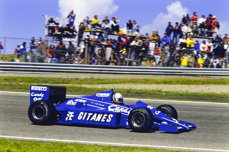 1985 mit Ligier in Zandvoort