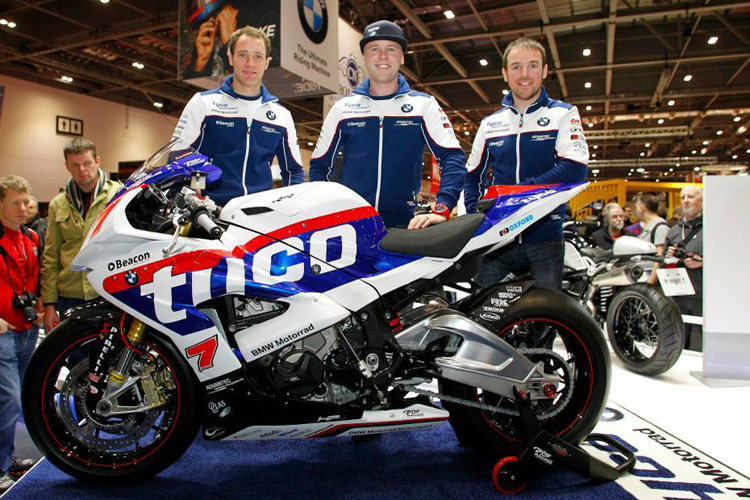 Tommy Bridewell, Michael Laverty und Alastair Seeley (v.l.)