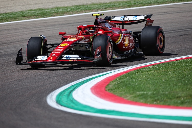 Ferrari ist in Imola gut unterwegs