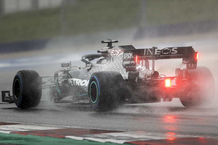 Lewis Hamilton setzte im Qualifying zum Steiermark-GP ein Ausrufezeichen