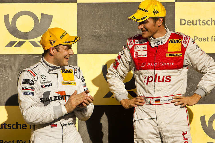 Paffett und Scheider: Applaus für den zweifachen DTM-Champion