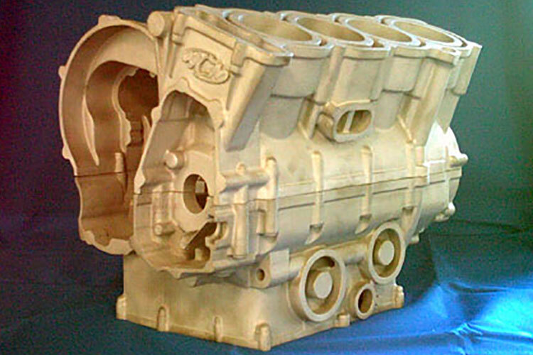 So sah das Modell für das V6-Gehäuse aus