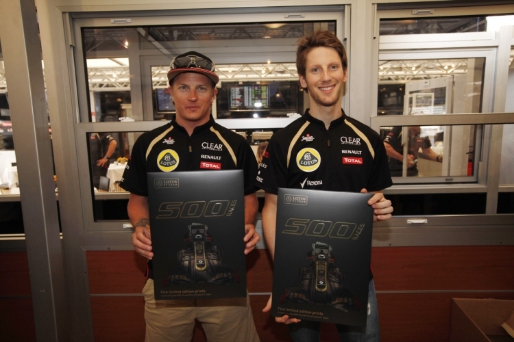 Kimi Räikkönen und Romain Grosjean