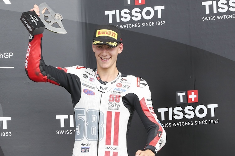 Luca Lunetta freute sich in Silverstone über sein erstes Saisonpodest
