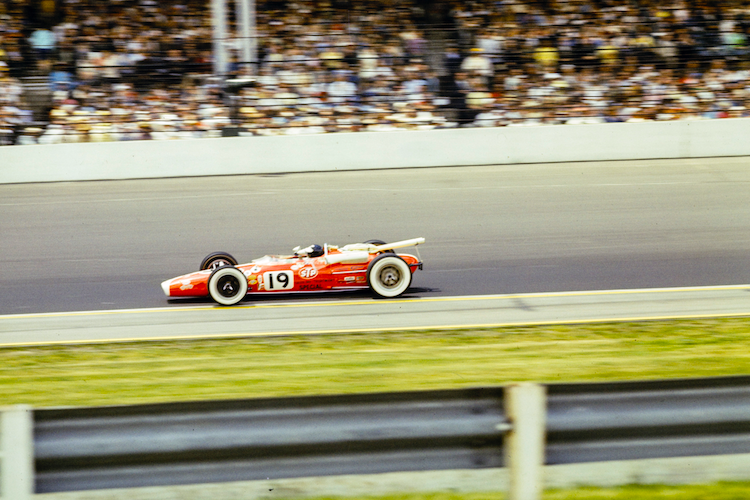 Jim Clark beim Indy 500 des Jahres 1966