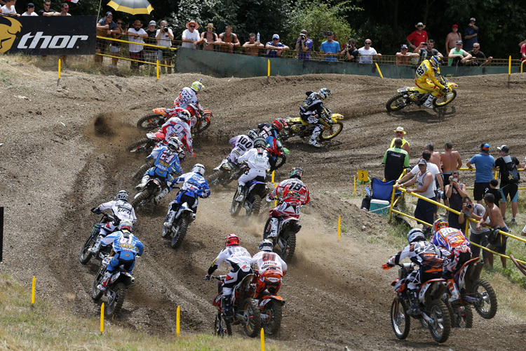 Oldschool-Anlage: Das MX1-Feld startet in Loket