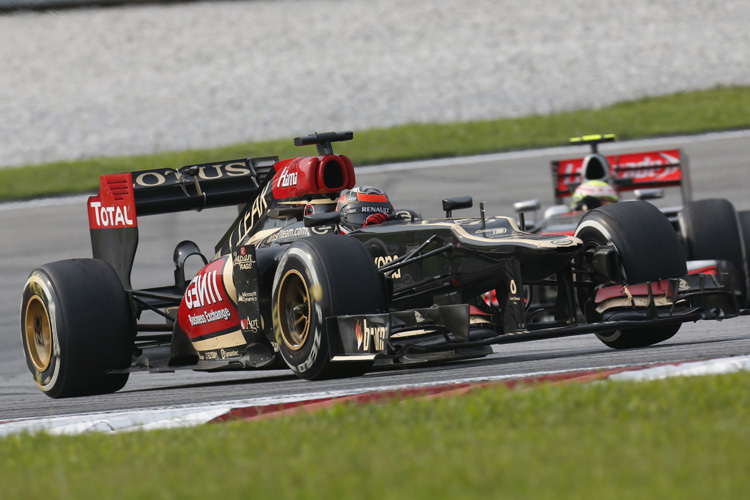 Rutschpartie in Malaysia: Kimi Räikkönen fand im zweiten Saisonlauf keine Haftung