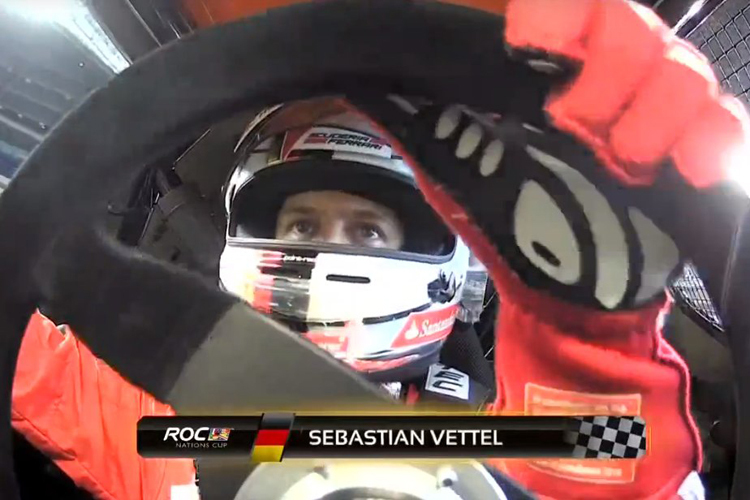 Zum siebten Mal durfte Sebastian Vettel den Gesamtsieg im Nations Cup feiern