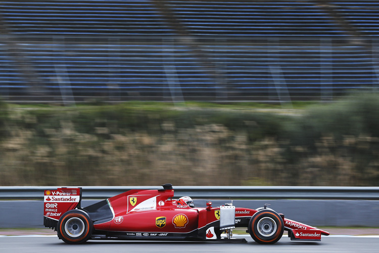 Kimi Räikkönen ist derzeit in Jerez der schnellste Mann