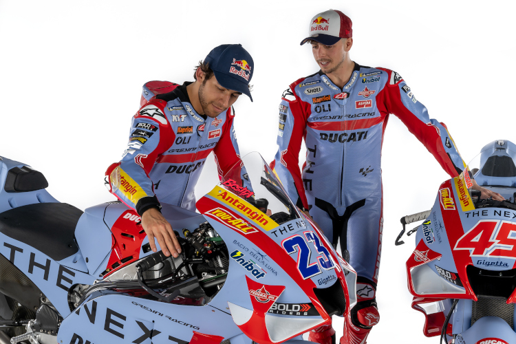 Fabio Di Giannantonio (rechts) hat mit Enea Bastianini einen Teamkollegen, der schon zwei MotoGP-Podestplätze auf dem Konto hat